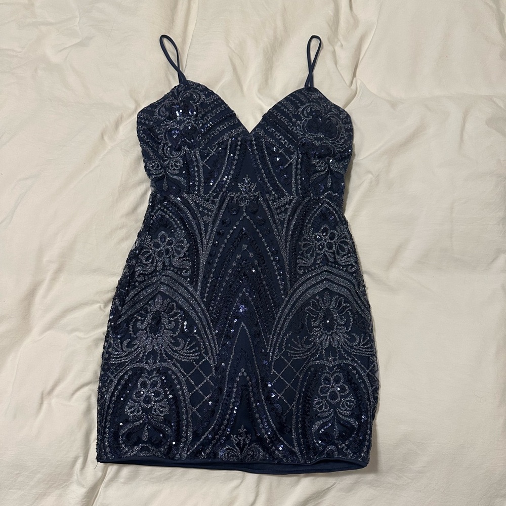 Navy Blue Formal dress, perfect for Taylor Swift Eras Tour